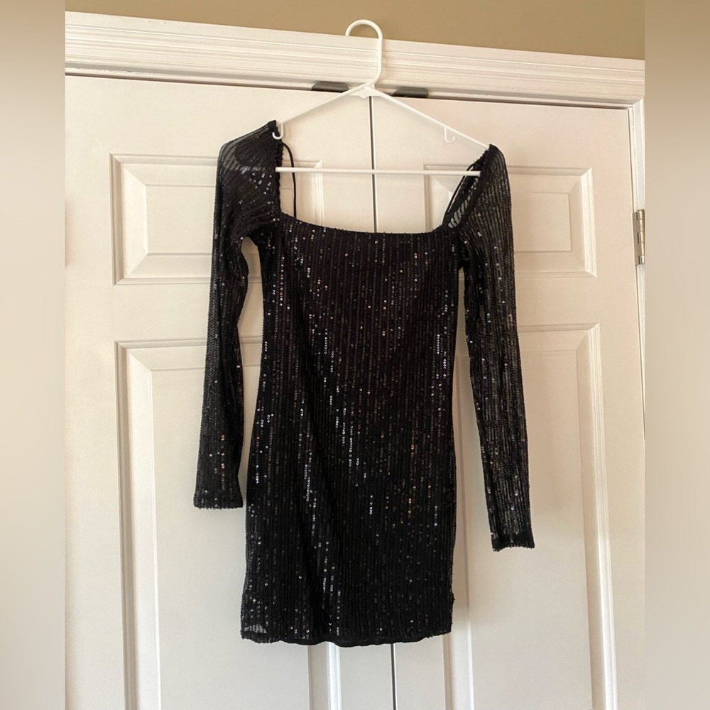 Long Sleeve Lucy In the Sky Hoco dress